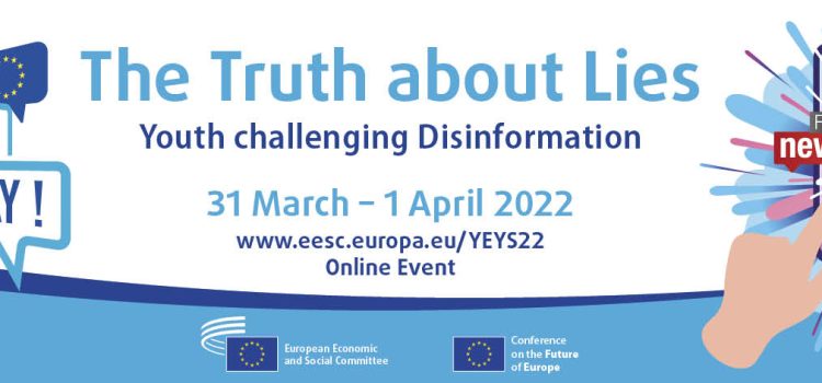 EHSV Vaša Európa, váš názor: „Pravda o klamstvách. Mládež vzdoruje dezinformáciám.“